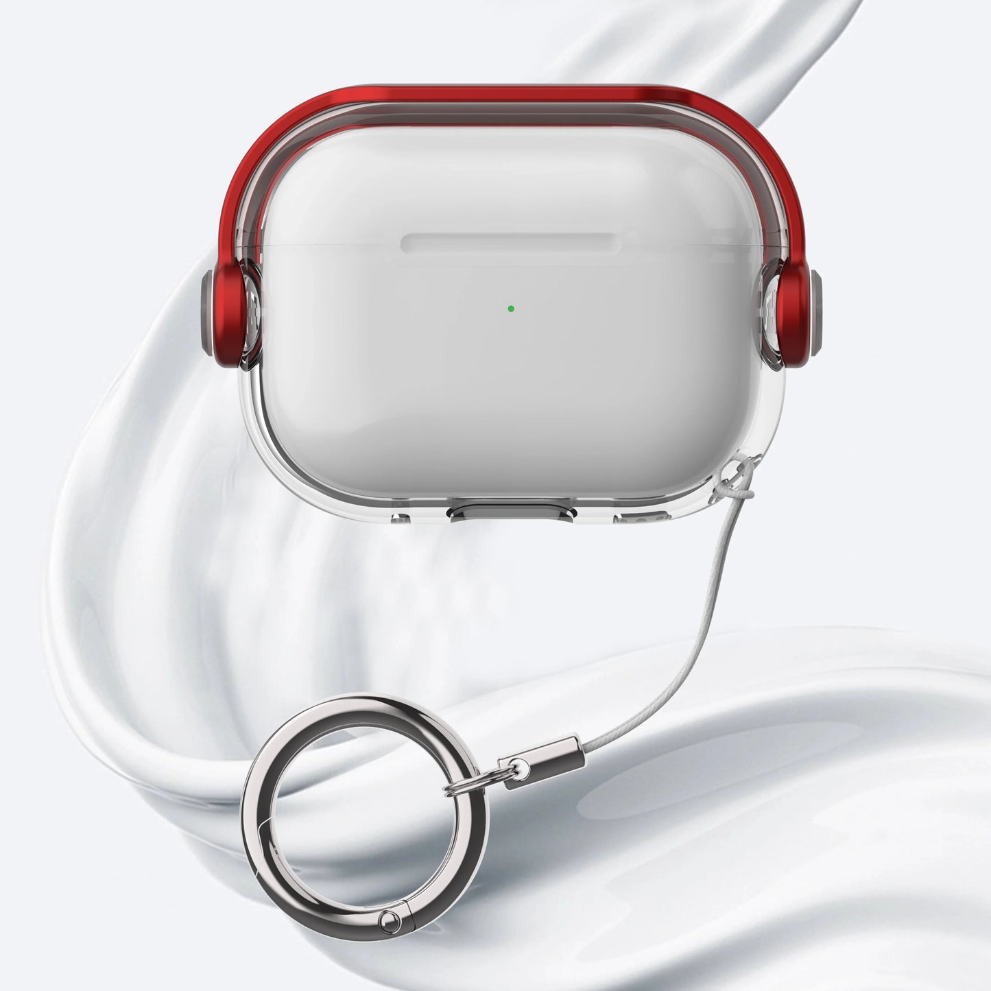 SafeLock Transparent AirPods Case - PineApple 