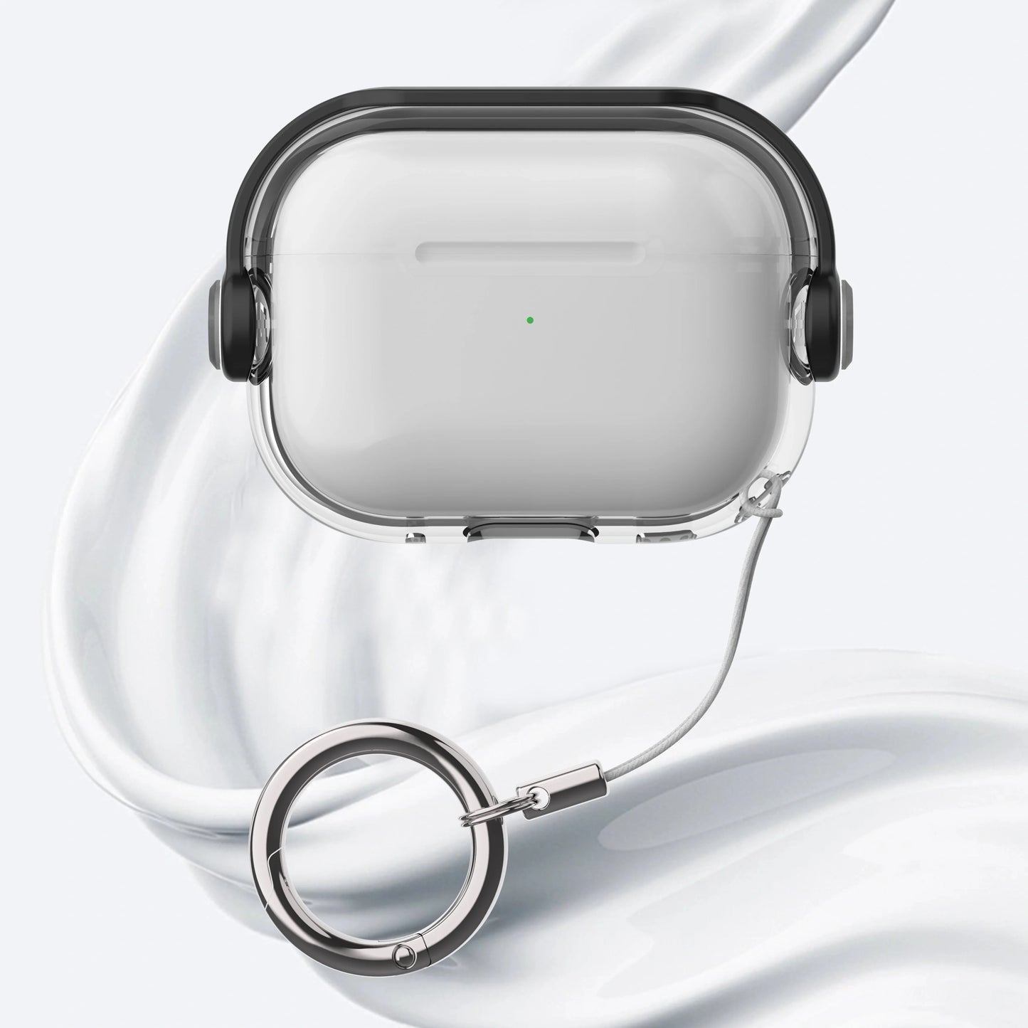 SafeLock Transparent AirPods Case - PineApple 
