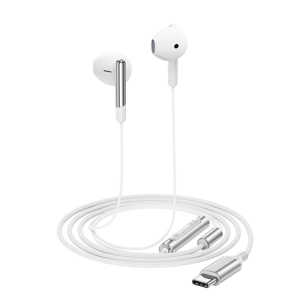 Half-in-ear Type-C Wired Earphones