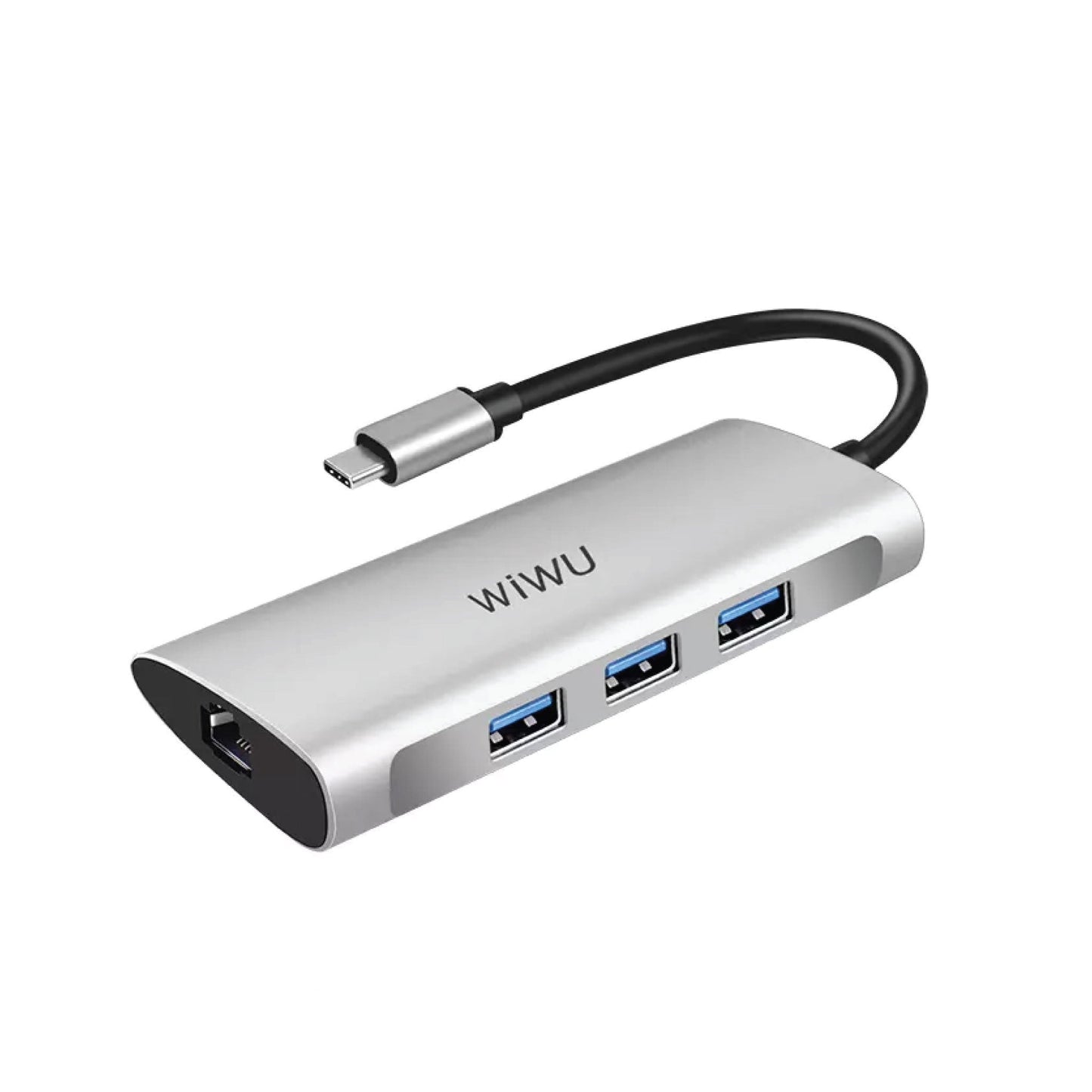 WIWU Alpha 631STR Multi-function USB C Hub Adapter To USB 3.0 - PineApple 