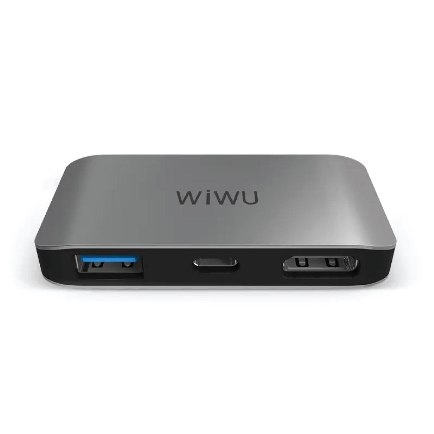 WiWU Alpha C2H 3 in 1 USB Type C HUB - PIneApple