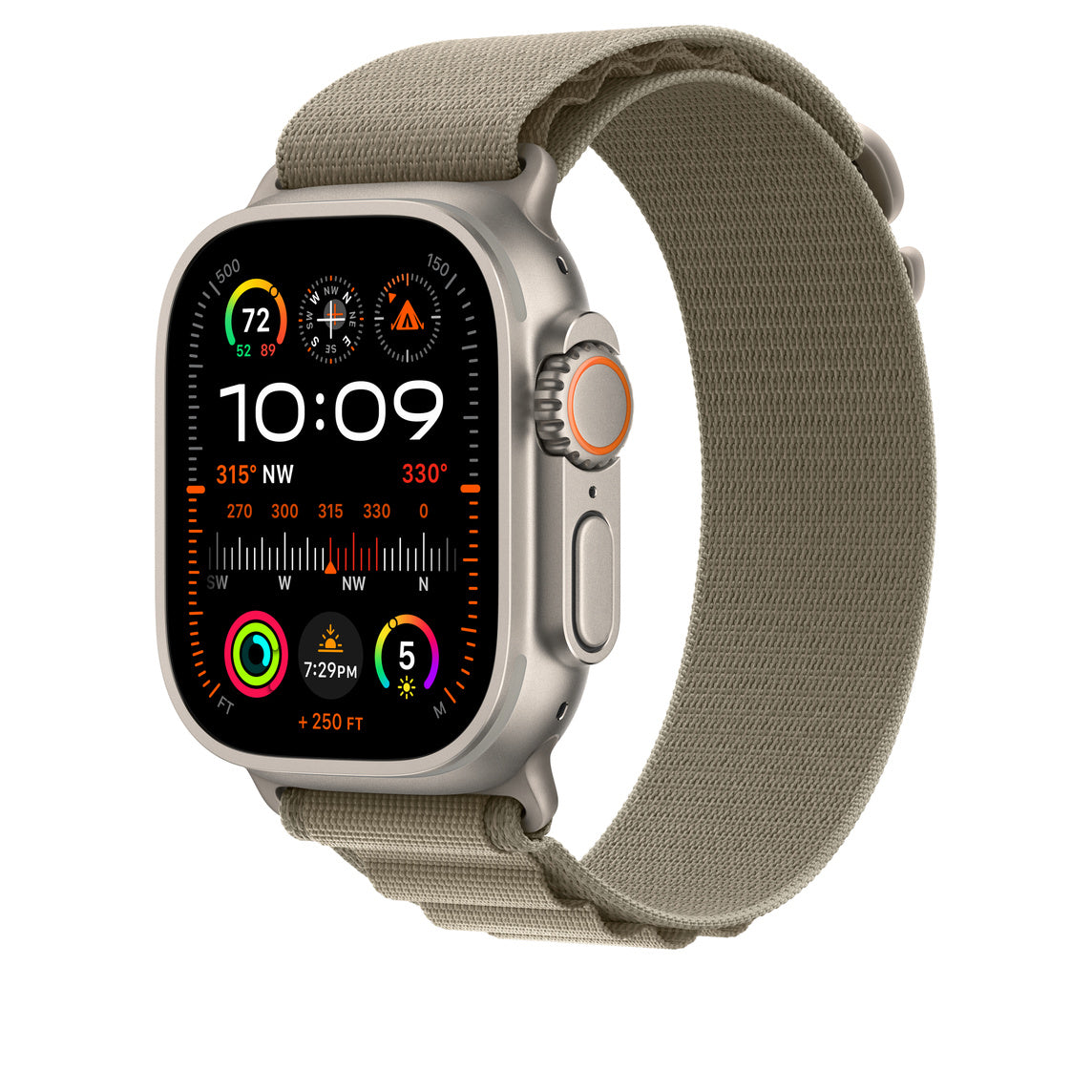 Apple Watch Strap Olive Alpine Loop - PineApple