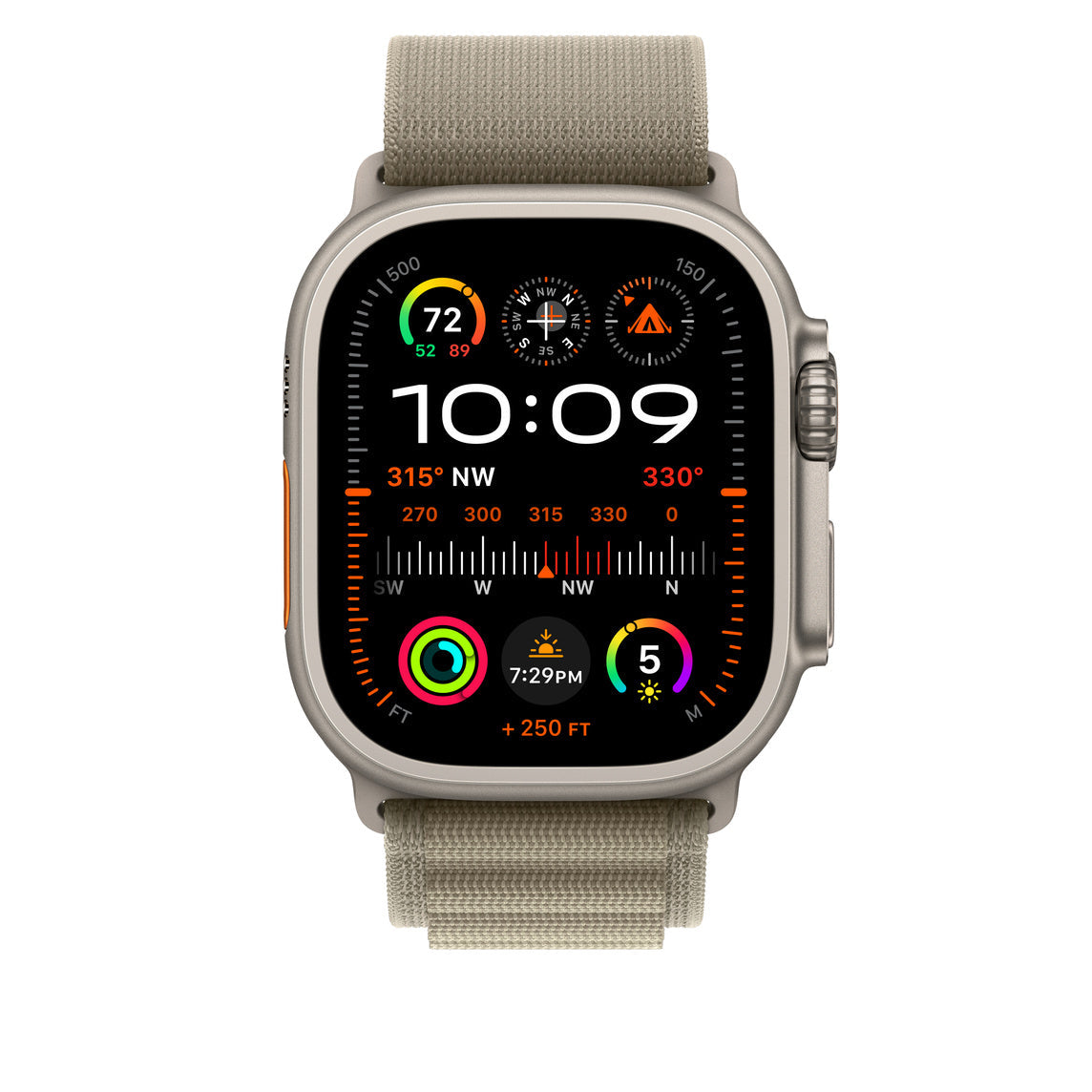 Apple Watch Strap Olive Alpine Loop - PineApple