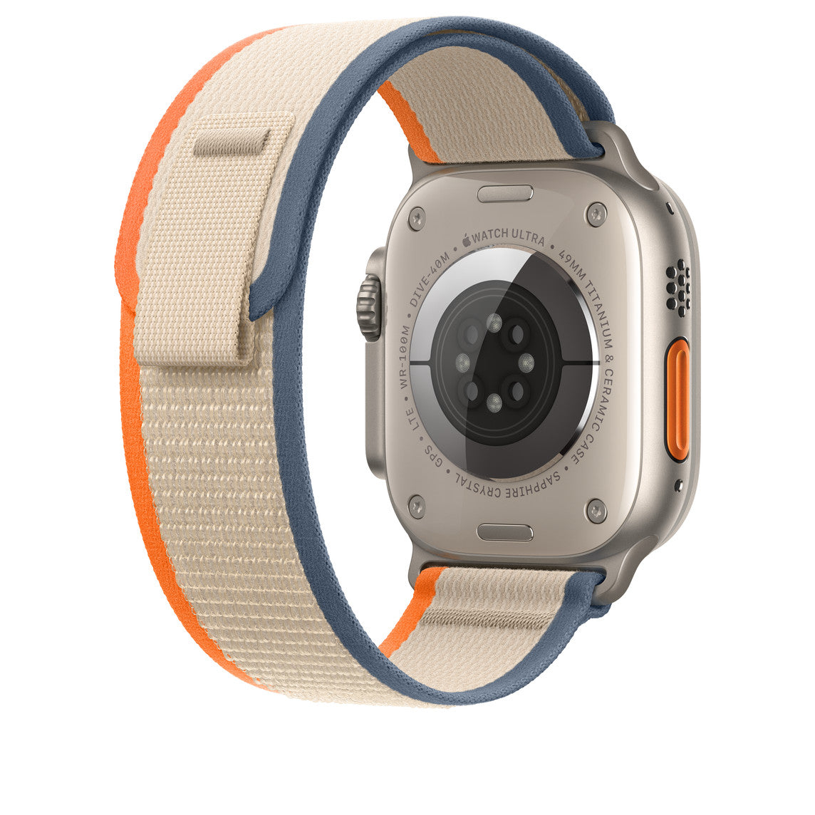 Apple Watch Strap Orange/Beige Trail Loop - PineApple
