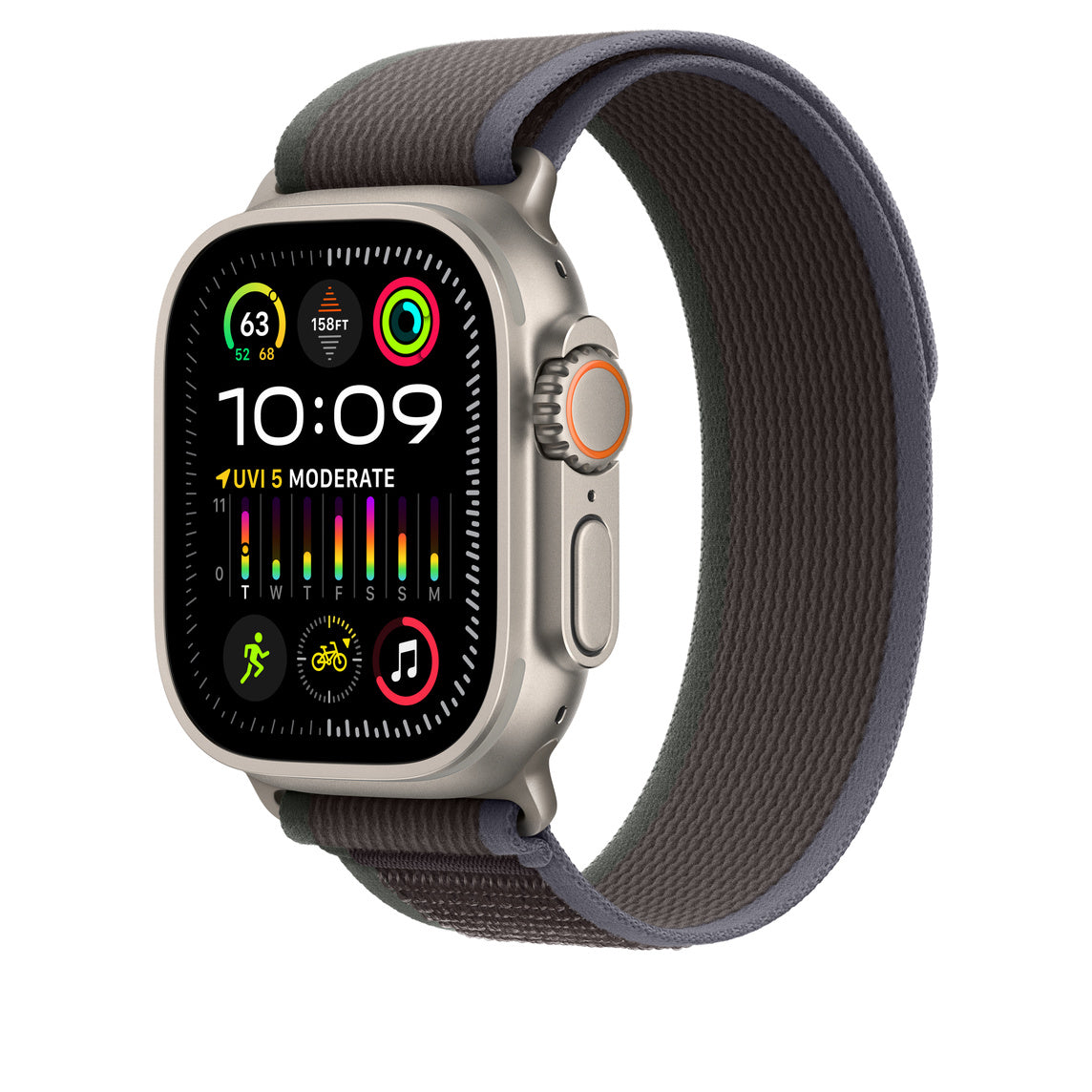Apple Watch Strap Blue/Black Trail Loop - PineApple