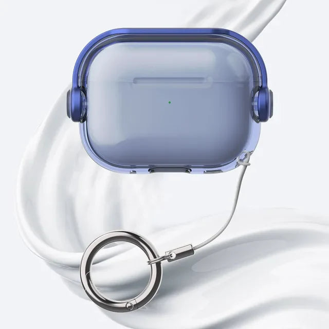SafeLock Transparent AirPods Case - PineApple 