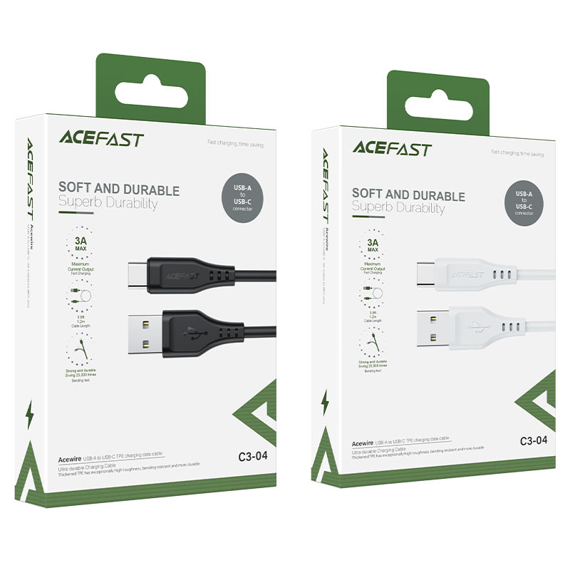 AceFast USB-A to USB-C Charging Cable
