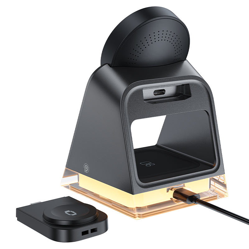 AceFast Desktop 3-in-1 20.5W Magnetic Wireless Charger for Phone, TWS headset, Smart Watch - MFI Approved