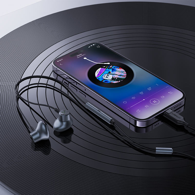 ACEFAST Lightning Wired Earphones with Mic - PineApple
