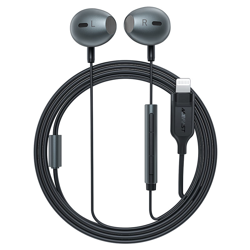 ACEFAST Lightning Wired Earphones with Mic - PineApple