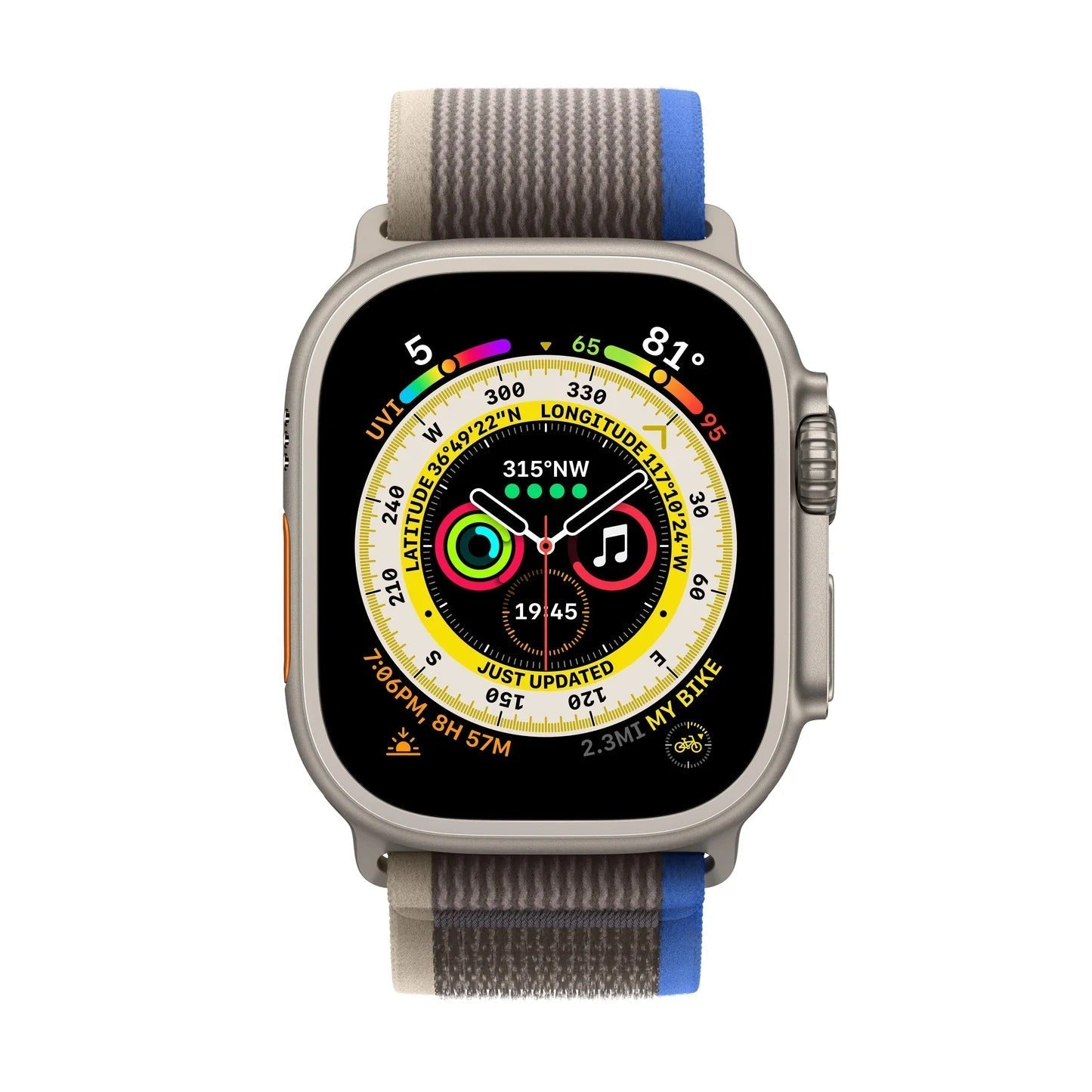Apple Watch Strap Blue/Grey Trail Loop - PineApple