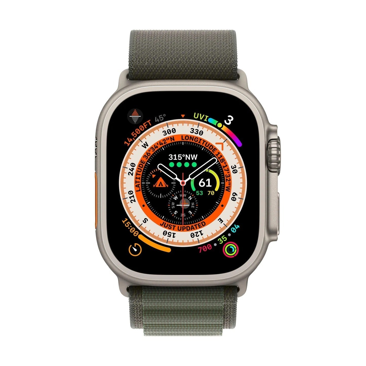 Apple Watch Strap Green Alpine Loop - PineApple