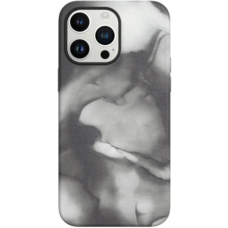 iPhone 14 Series Colour Printed Case in Leather with MagSafe - Figura