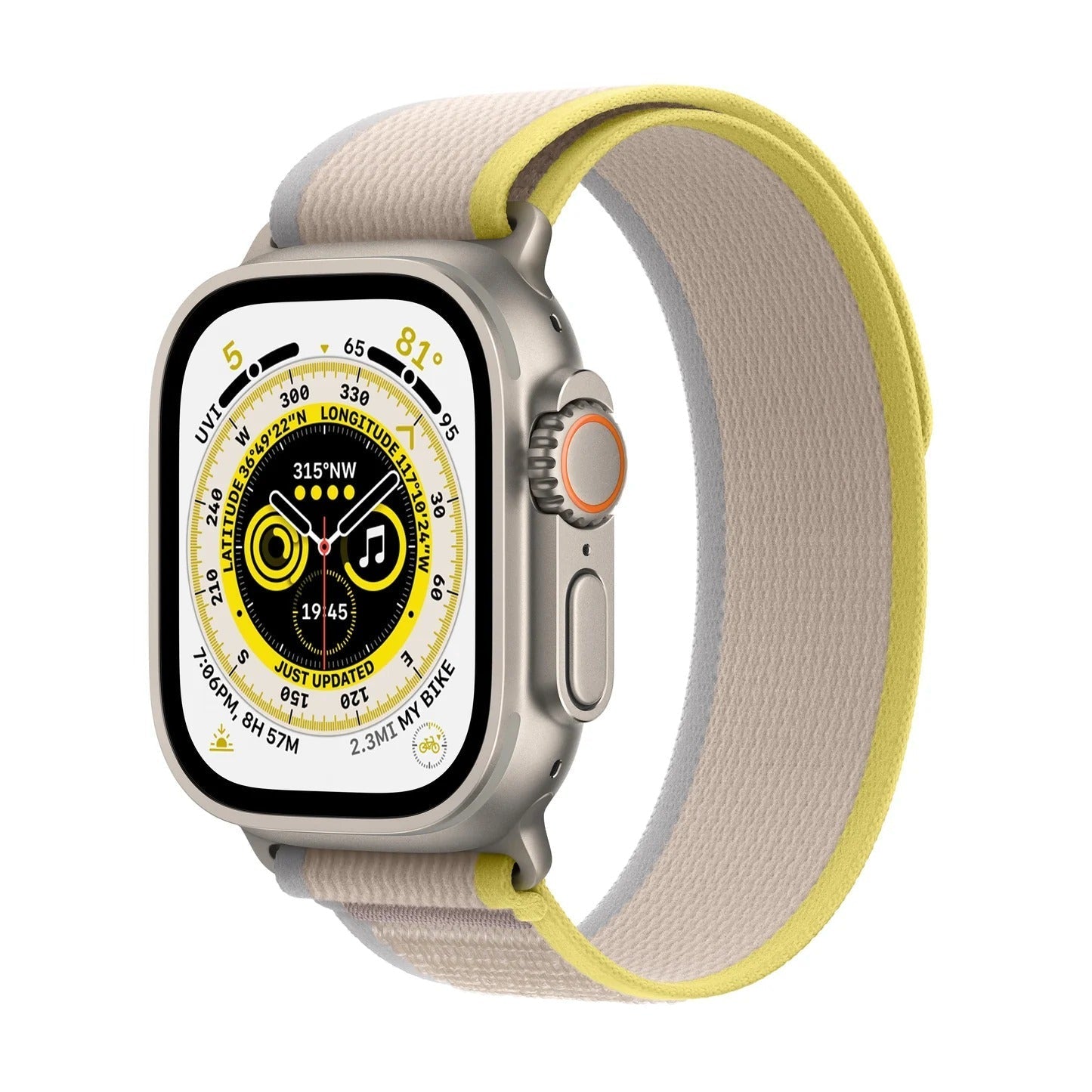 Apple Watch Strap Yellow/Beige Trail Loop - PineApple 