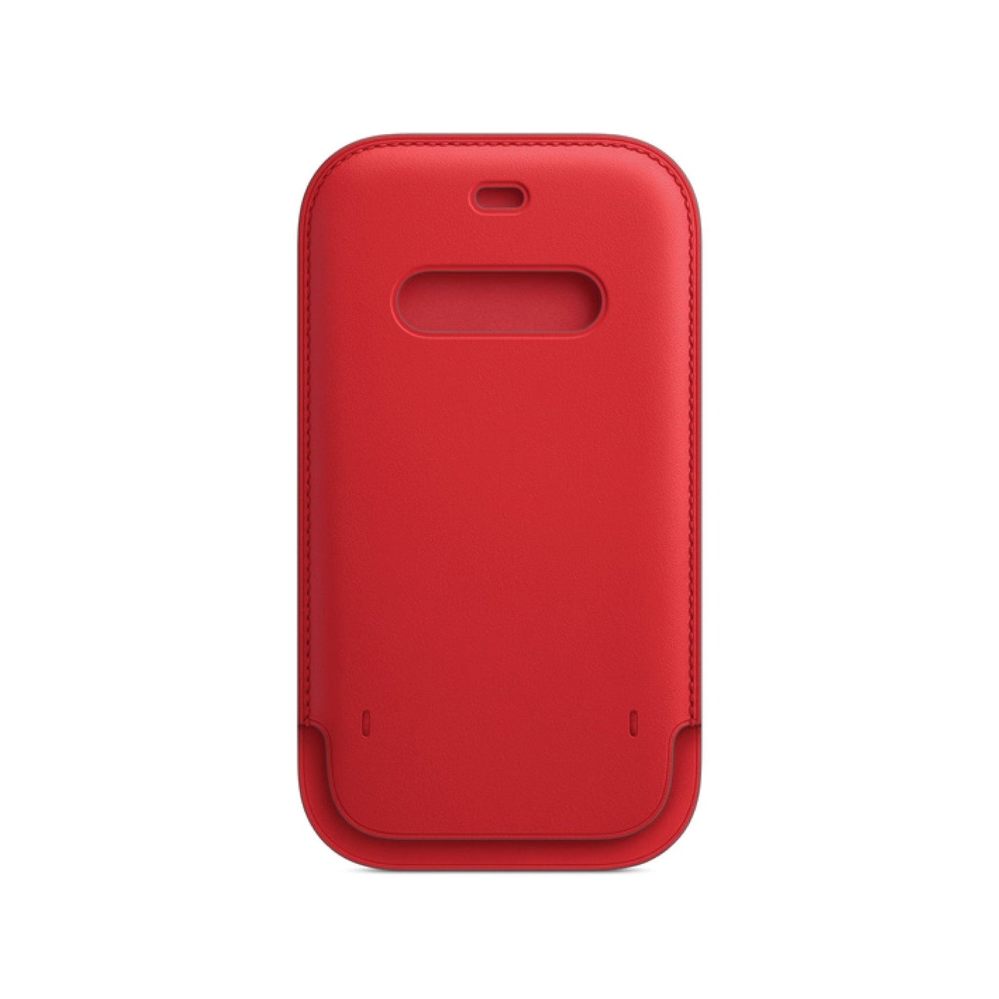 iPhone 12 | 12 Pro Leather Sleeve with MagSafe in RED Colour - PineApple